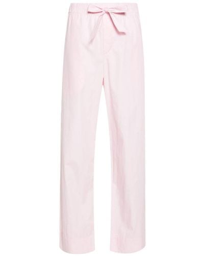 Tekla Poplin Pajama Pants - Pink
