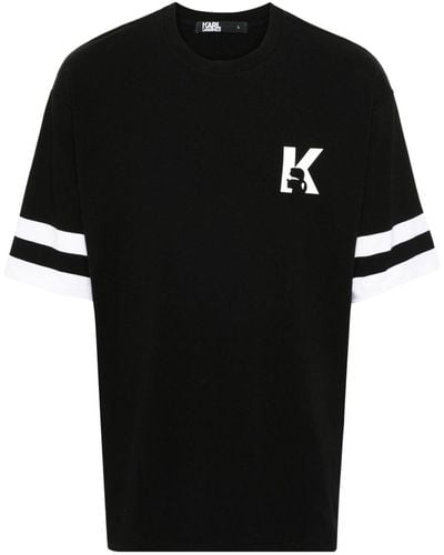 Karl Lagerfeld T-shirt con stampa - Nero
