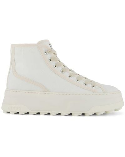 Gucci GG High Top Trainer - White
