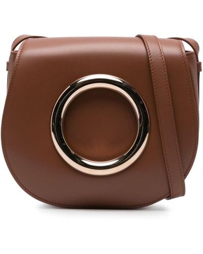 Gabriela Hearst Ring Shoulder Bag - Brown