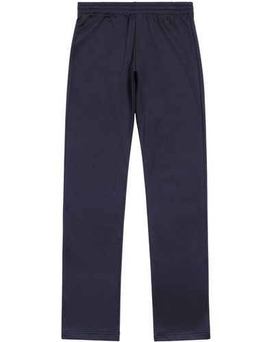 Balenciaga Pantalon de jogging à taille élastiquée - Bleu