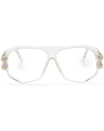 Cazal Klassische Pilotenbrille - Weiß