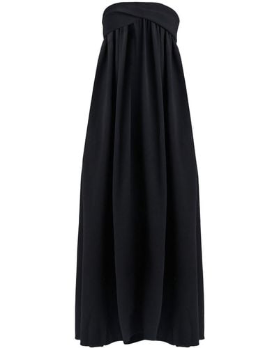 Proenza Schouler Crepe Knit Maxi Dress - Black