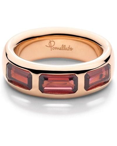 Pomellato 18kt Roségouden Iconica Ring - Wit