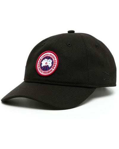 Canada Goose Baseballkappe mit Logo-Patch - Schwarz