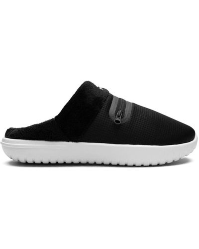 Nike Burrow Platte Slippers - Zwart