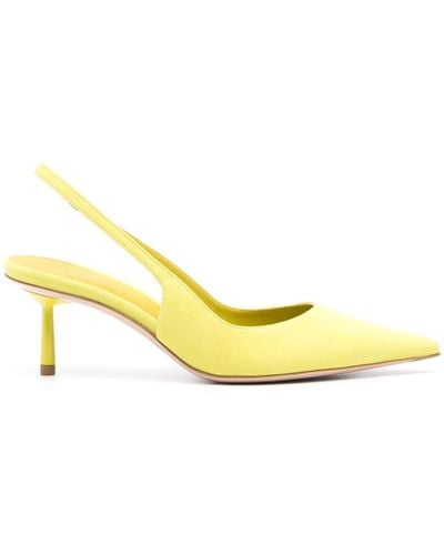 Le Silla Bella 60mm Suede Court Shoes - Yellow