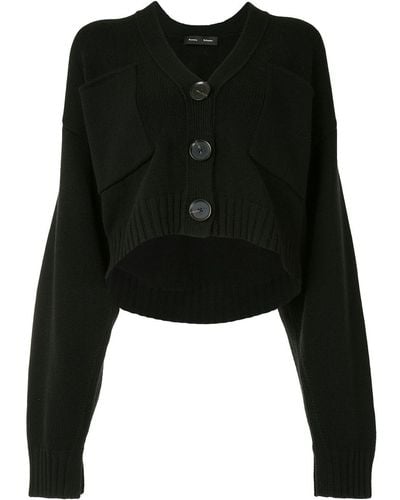 Proenza Schouler Eco Cashmere Cardigan - Black