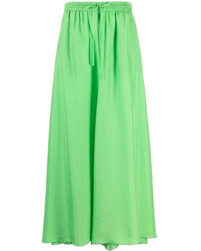 P.A.R.O.S.H. High Waist Midi-rok - Groen