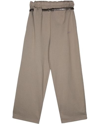 Magliano Provincia Belted Track Trousers - Grey