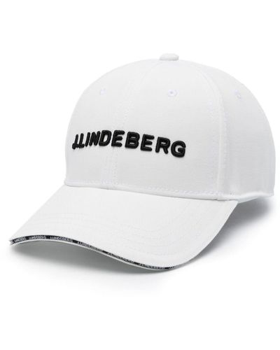 J.Lindeberg Hennric Logo-embroidered Cap - White