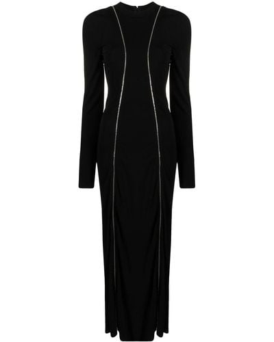 Victoria Beckham パイピングトリム ドレス - ブラック