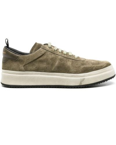 Officine Creative Ace 200 Suede Trainers - Green