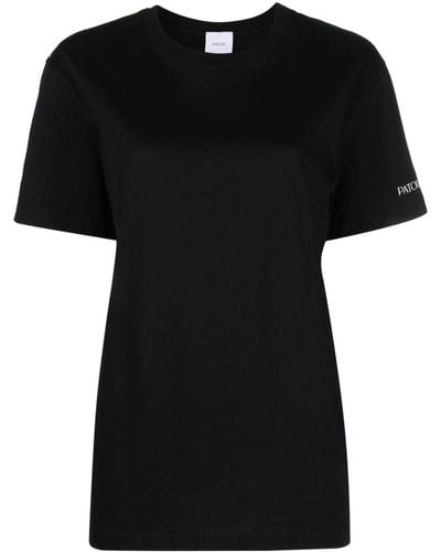 Patou ラウンドネック Tシャツ - ブラック