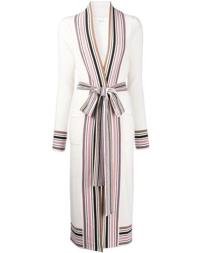 Madeleine Thompson Cassiopeia Long Knitted Cardigan - White