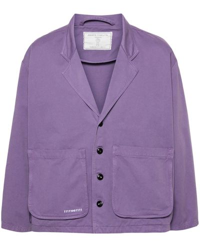 Societe Anonyme Kensington Single-breasted Blazer - Purple