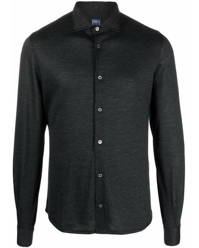 Fedeli Classic Button-up Shirt - Gray