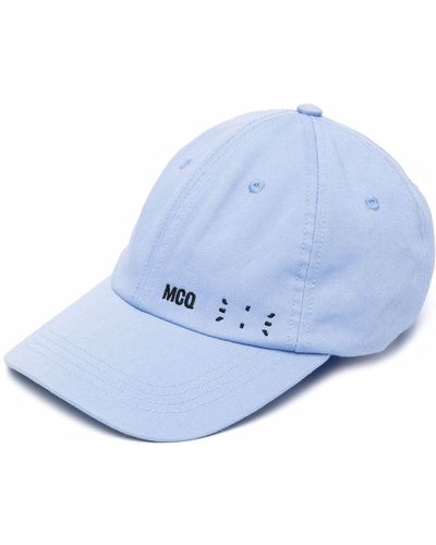 McQ Cappello da baseball con logo - Blu