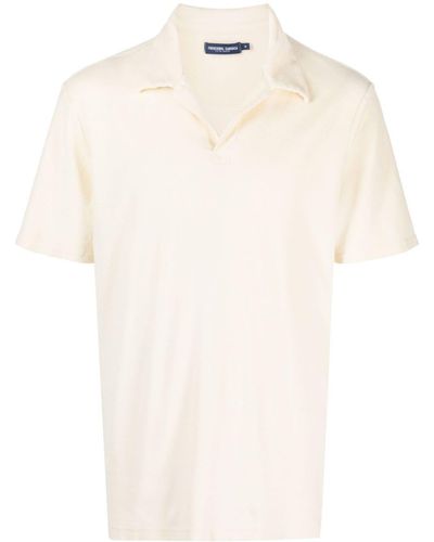 Frescobol Carioca Faustino Terry-cloth Polo Shirt - Natural