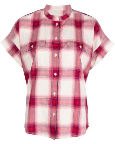Woolrich Camisa de canalé - Rosa