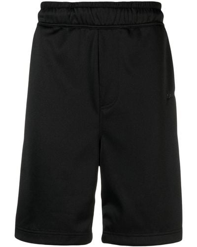 Lanvin Joggingshorts mit Logo-Stickerei - Schwarz