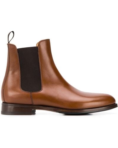 SCAROSSO Elena Ankle Boots - Brown