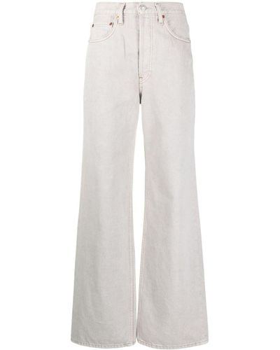 RE/DONE 70's Straight-leg Jeans - White