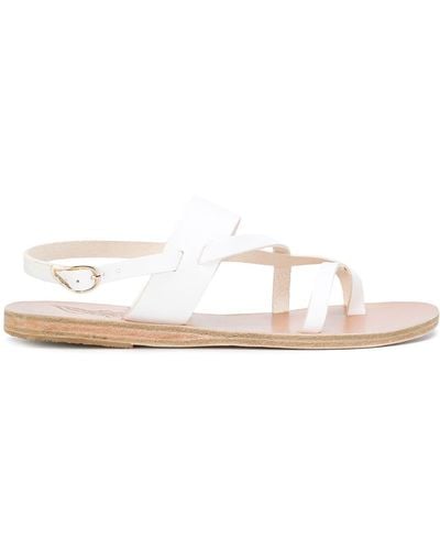 Ancient Greek Sandals Alethea Flat Sandals - White