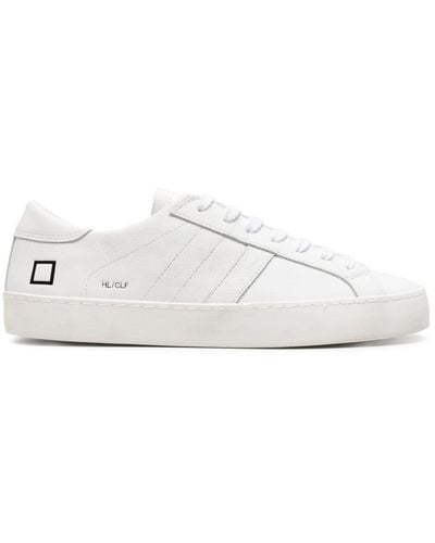 Date Hill Low Leather Trainers - White