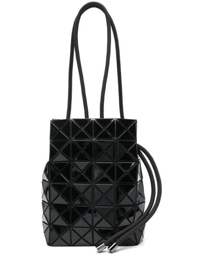 Bao Bao Issey Miyake Wring Geometric-panelled Bucket Bag - Black