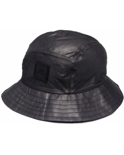 A_COLD_WALL* Sombrero de pescador con parche del logo - Negro