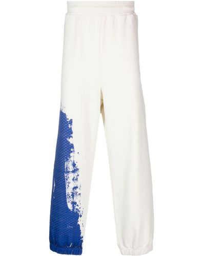 A_COLD_WALL* Brush Stroke-print Track Pants - Blue