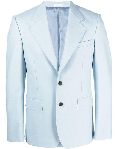 Alexander McQueen Blazer de vestir con botones - Azul