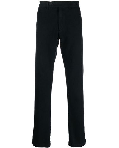 Massimo Alba Straight-leg Cotton-wool Pants - Blue