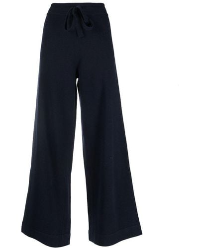 Eres Frédérique Flared Knitted Trousers - Blue