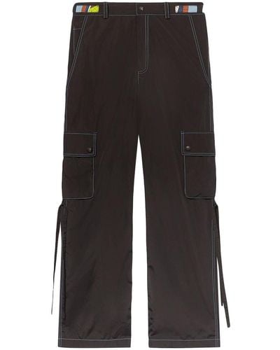 Emilio Pucci Contrast-stitching Track Pants - Black