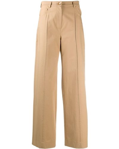 Nanushka Pantalon Bowen - Neutre