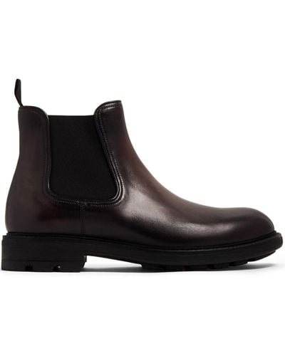 Magnanni Beckham Leather Ankle Boots - Black
