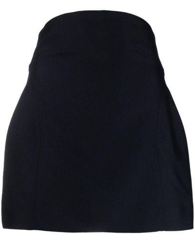 Low Classic Wool-blend Miniskirt - Blue
