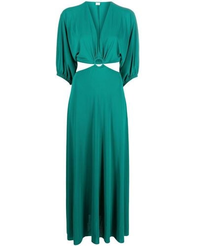 Eres Carmen Ring-detailed A-line Dress - Green