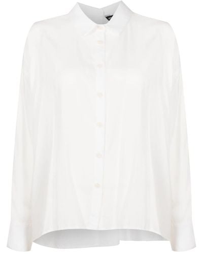 UMA | Raquel Davidowicz Camisa con botones y manga larga - Blanco