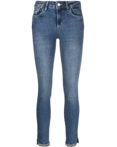 Liu Jo Skinny-cut Cropped Jeans - Blue