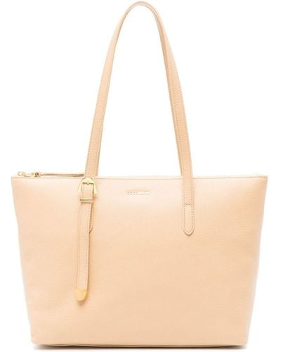 Coccinelle Medium Gleen Tote Bag - Natural