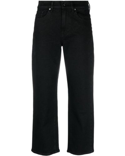 7 For All Mankind Straight-leg Jeans - Black