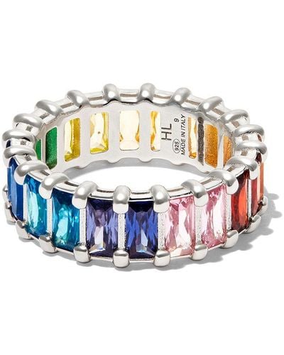 Hatton Labs Rainbow Crystal Ring - Mettallic