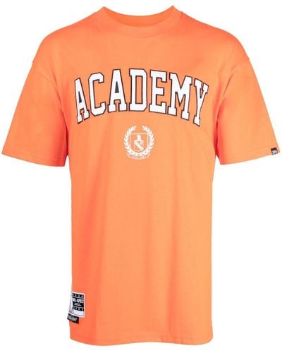 Izzue T-Shirt mit Patch - Orange