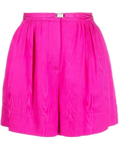 Boutique Moschino Pantalones cortos de talle alto - Rosa