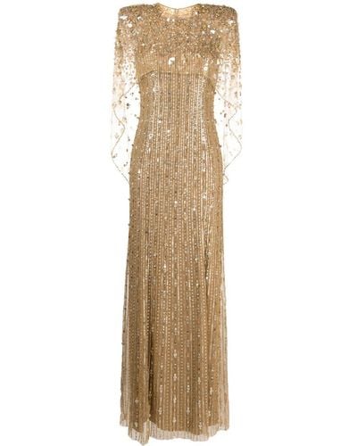 Jenny Packham Nettie Tulle Gown - Natural