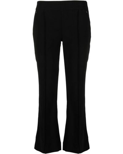 Rodebjer Jeju Flared Cropped Pants - Black