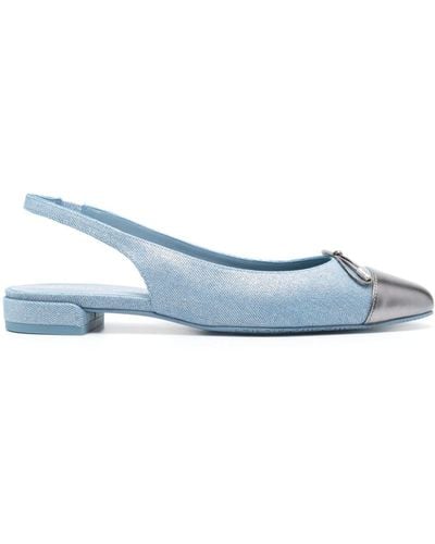 Stuart Weitzman Zapatos Sleek con tacón de 15 mm - Azul